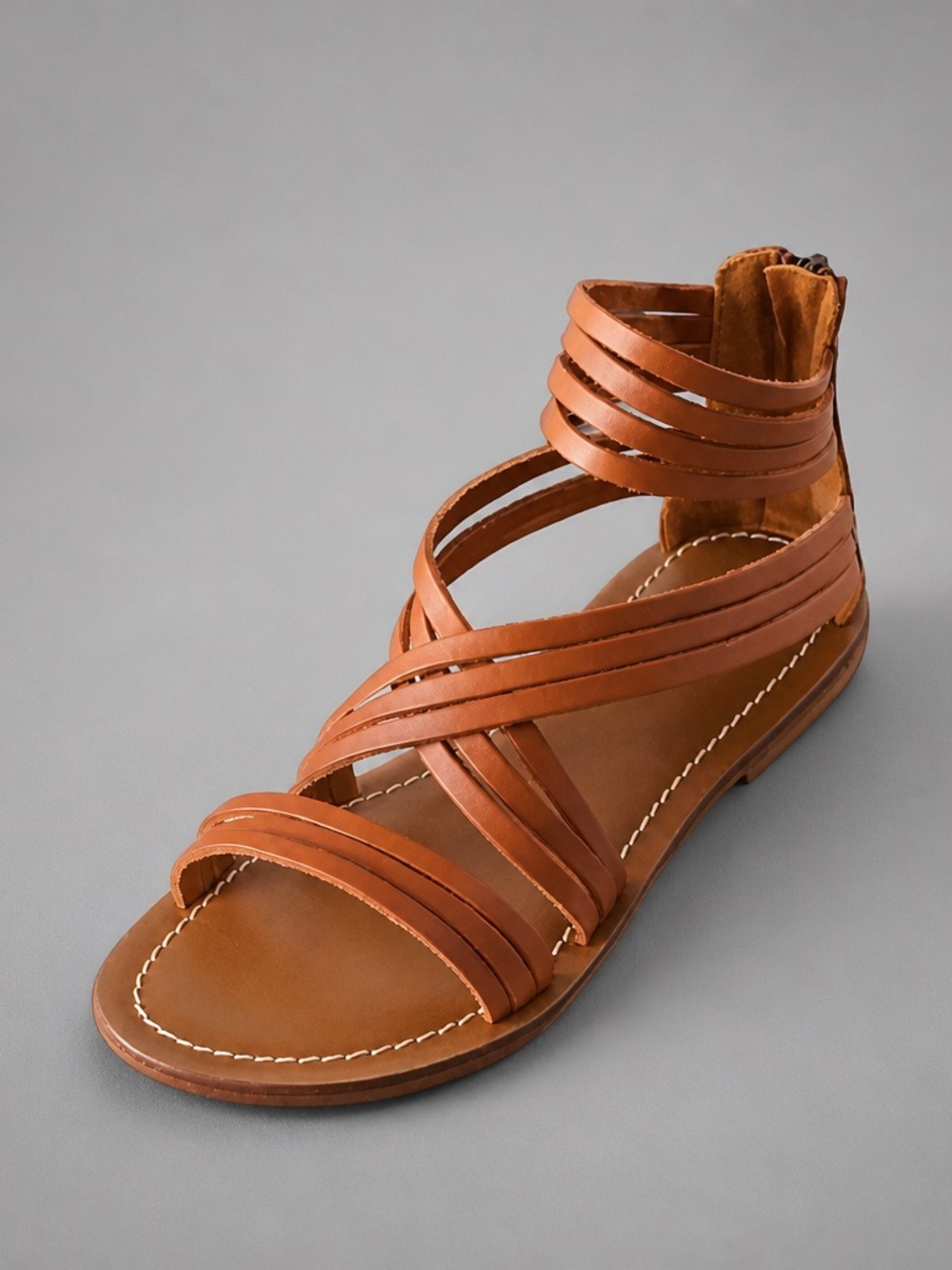 Garnet Hill Giselle Italian Strappy Gladiators Sandals